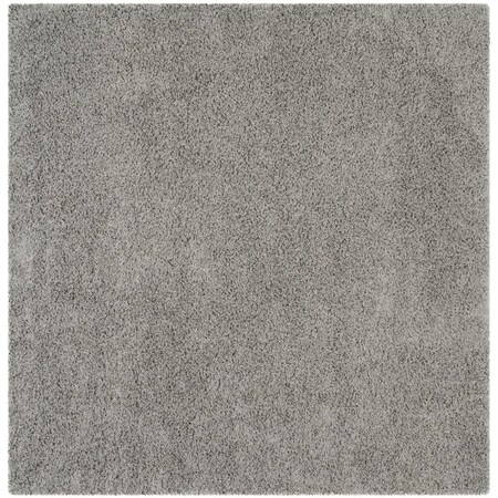 Safavieh Athens Shag Square RugLight Grey 6 ft. 7 in. x 6 ft. 7 in. SGA119F-7SQ